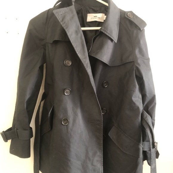 $150 OBO Coach Short Trench - Picture 2 of 4